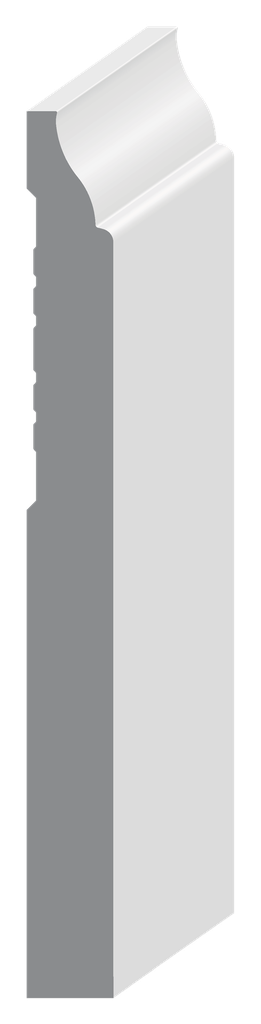 303 Base Board - MDF - 16' | CR Doors and Moulding